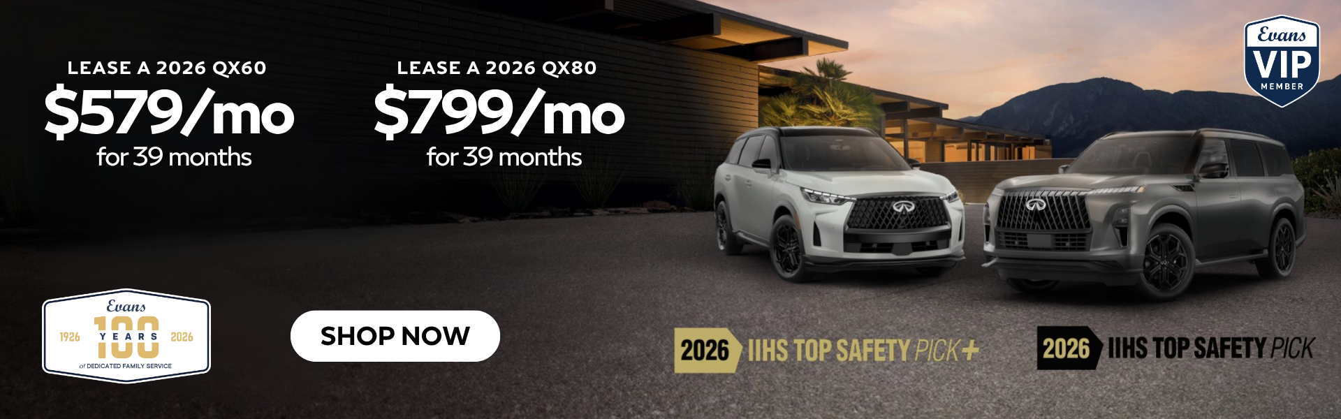 Evans INFINITI of Dayton April Specials