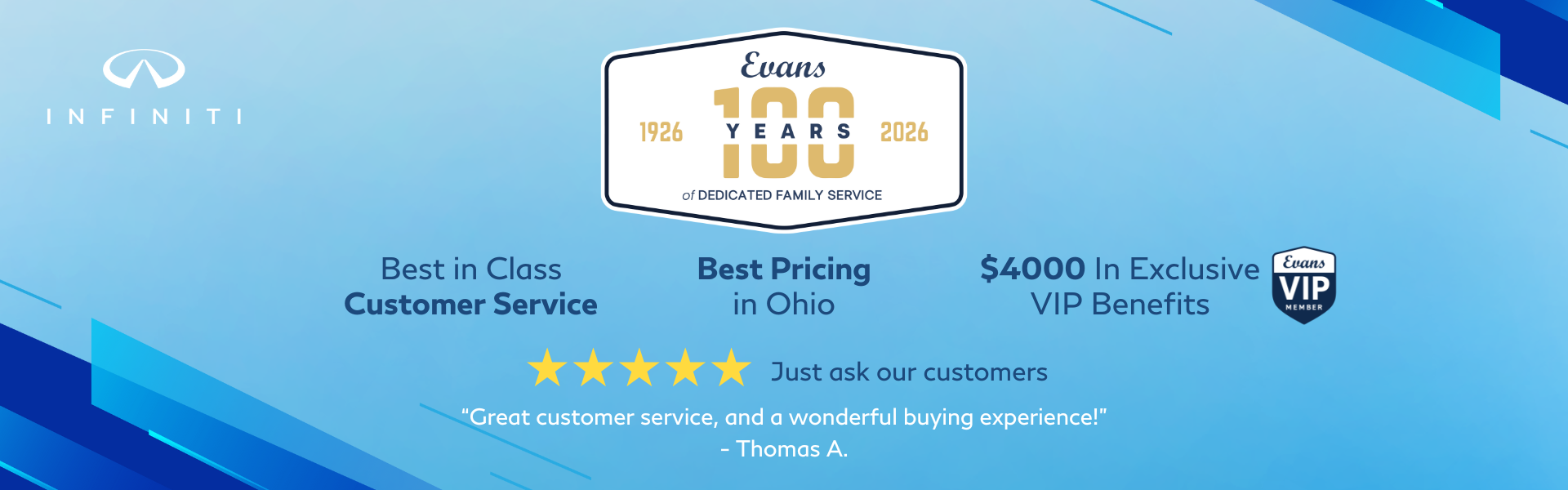 Evans 98 Years of Dedicated Family Service