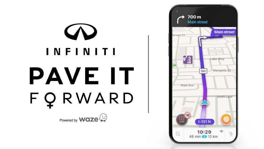 INFINITI Partners with Waze on Pave it Forward
