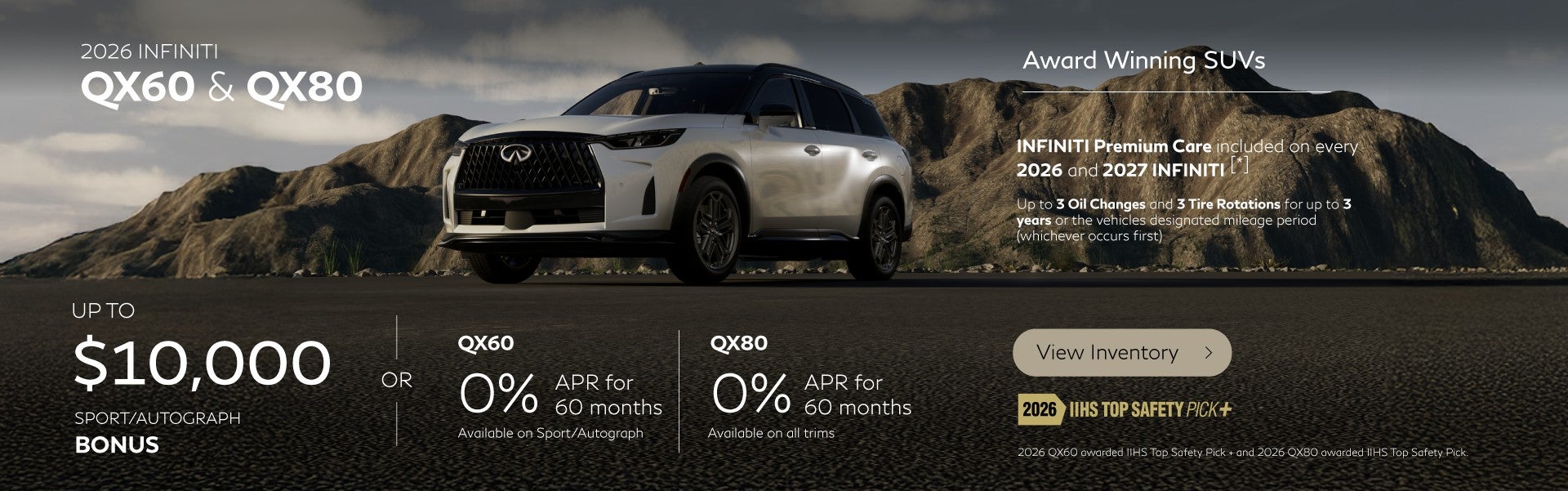SD 2026 QX60 and QX80 June