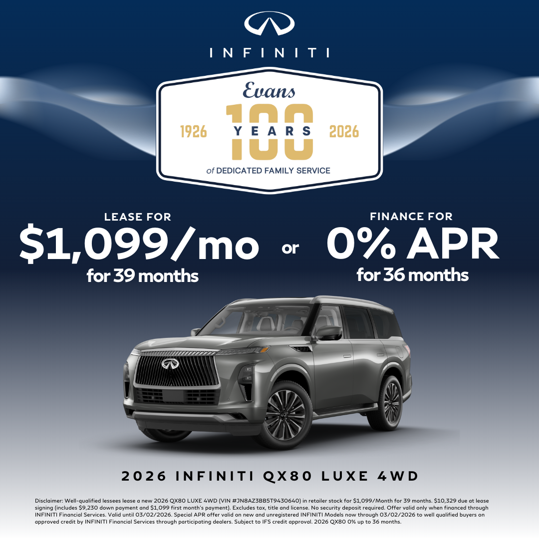 2026 INFINITI QX80 LUXE 4WD
