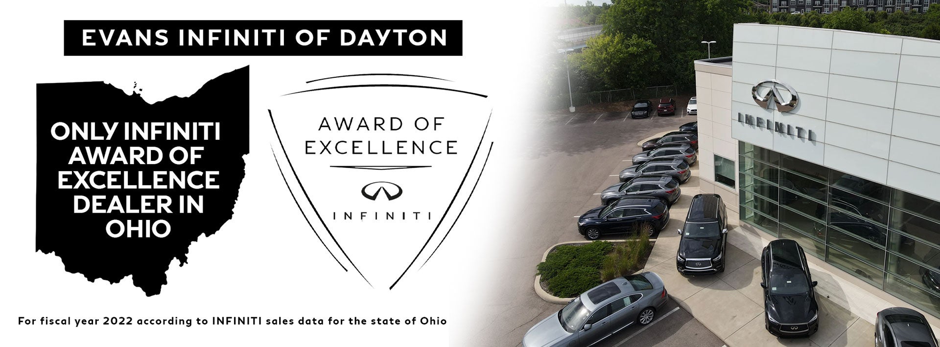 INFINITI of Dayton Award of Excellence